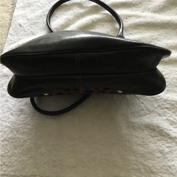 Leopard Print Leather Handbag - Picture 4 of 7